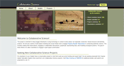 Desktop Screenshot of collaborativescience.org