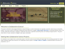 Tablet Screenshot of collaborativescience.org